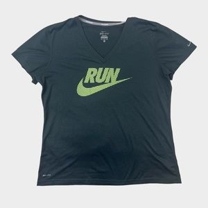 Nike Run Dri-fit Running Short Sleeve Shirt XL